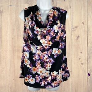 Liz Claiborne Career Medium Shirt Floral Print